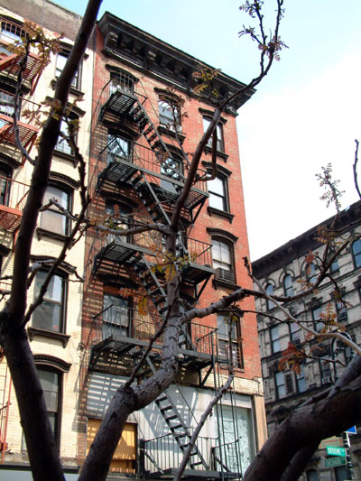 tenement building in the Lower East Side